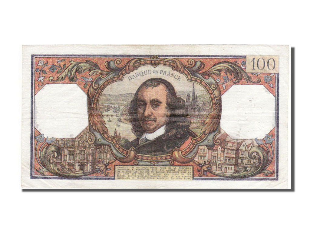 Francia, 100 Francs, 100 F 1964-1979 ''Corneille'', 1975, KM:149e, 1975-02-06...