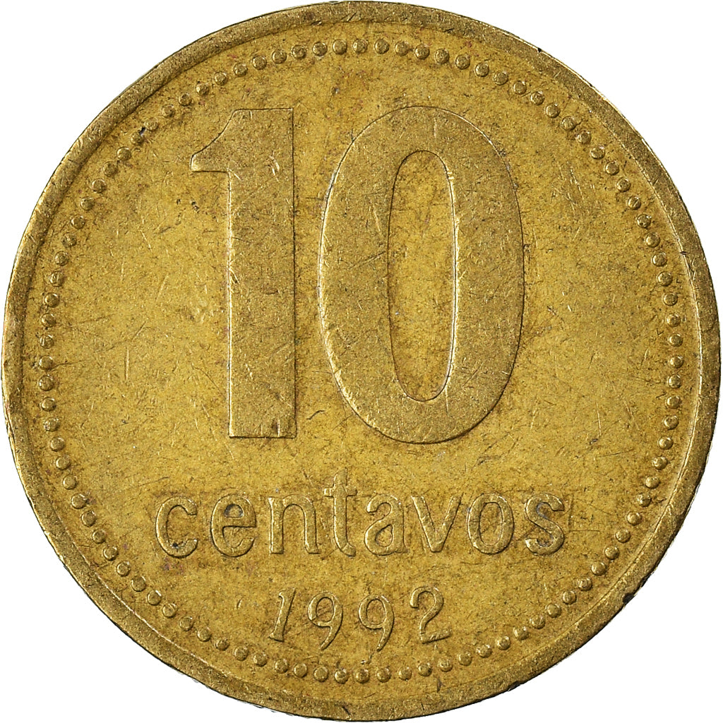 Coin, Argentina, 10 Centavos, 1992