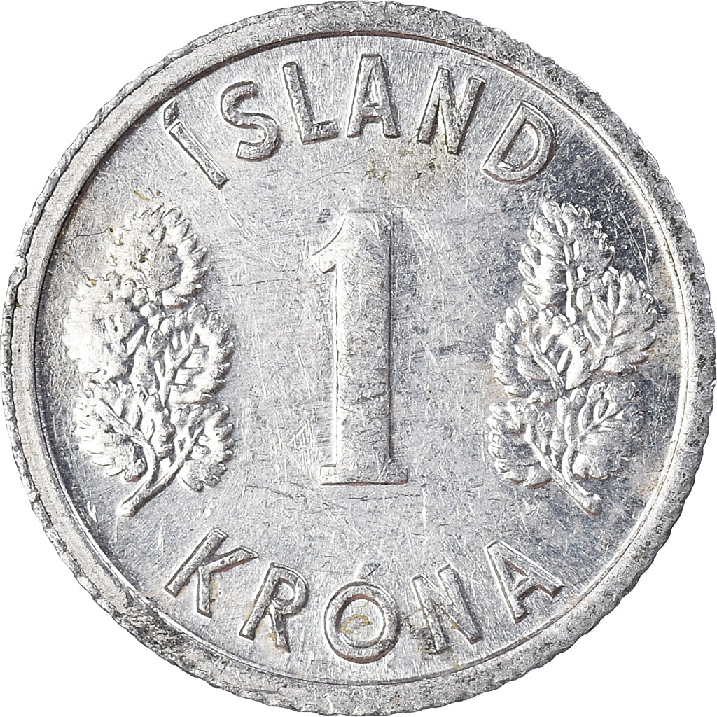 Coin, Iceland, Krona, 1977