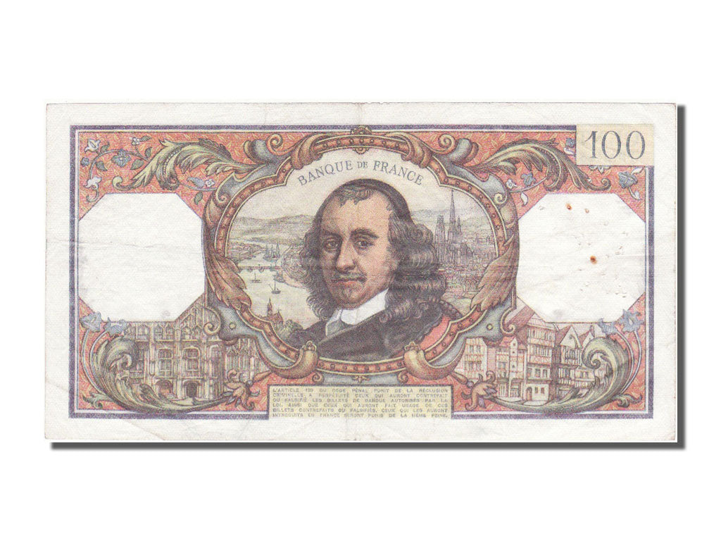 France, 100 Francs, 100 F 1964-1979 ''Corneille'', 1976, KM #149f, 1976-11-04,..