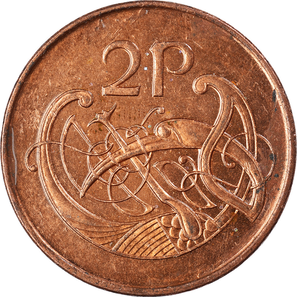 Munten, REPUBLIEK IERLAND, 2 Pence, 1998