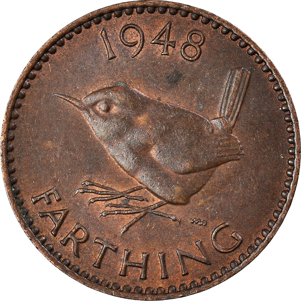 Coin, Great Britain, Farthing, 1948