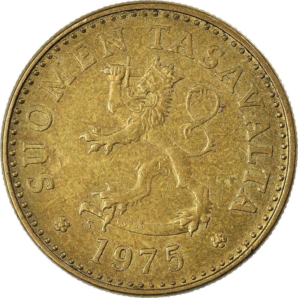 Munten, Finland, 10 Pennia, 1975
