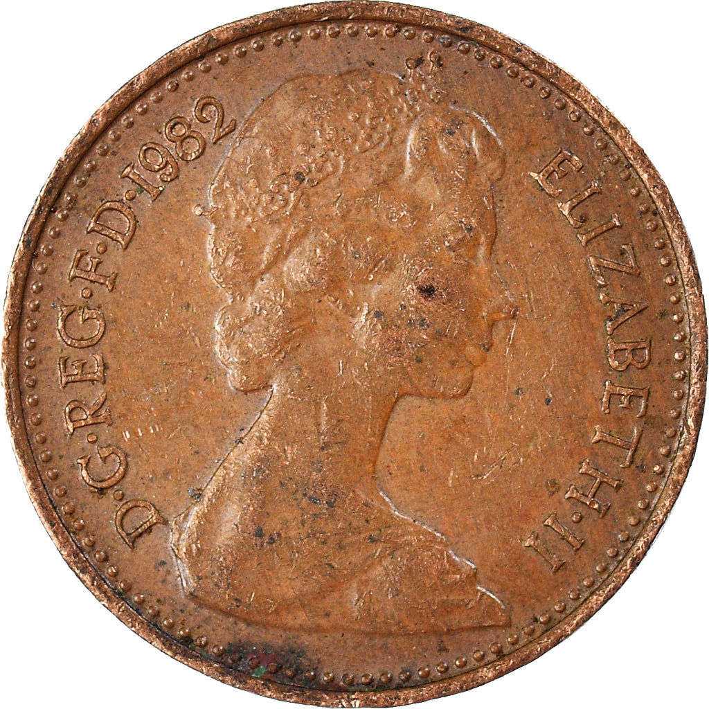 Münze, Großbritannien, 1/2 Penny, 1982