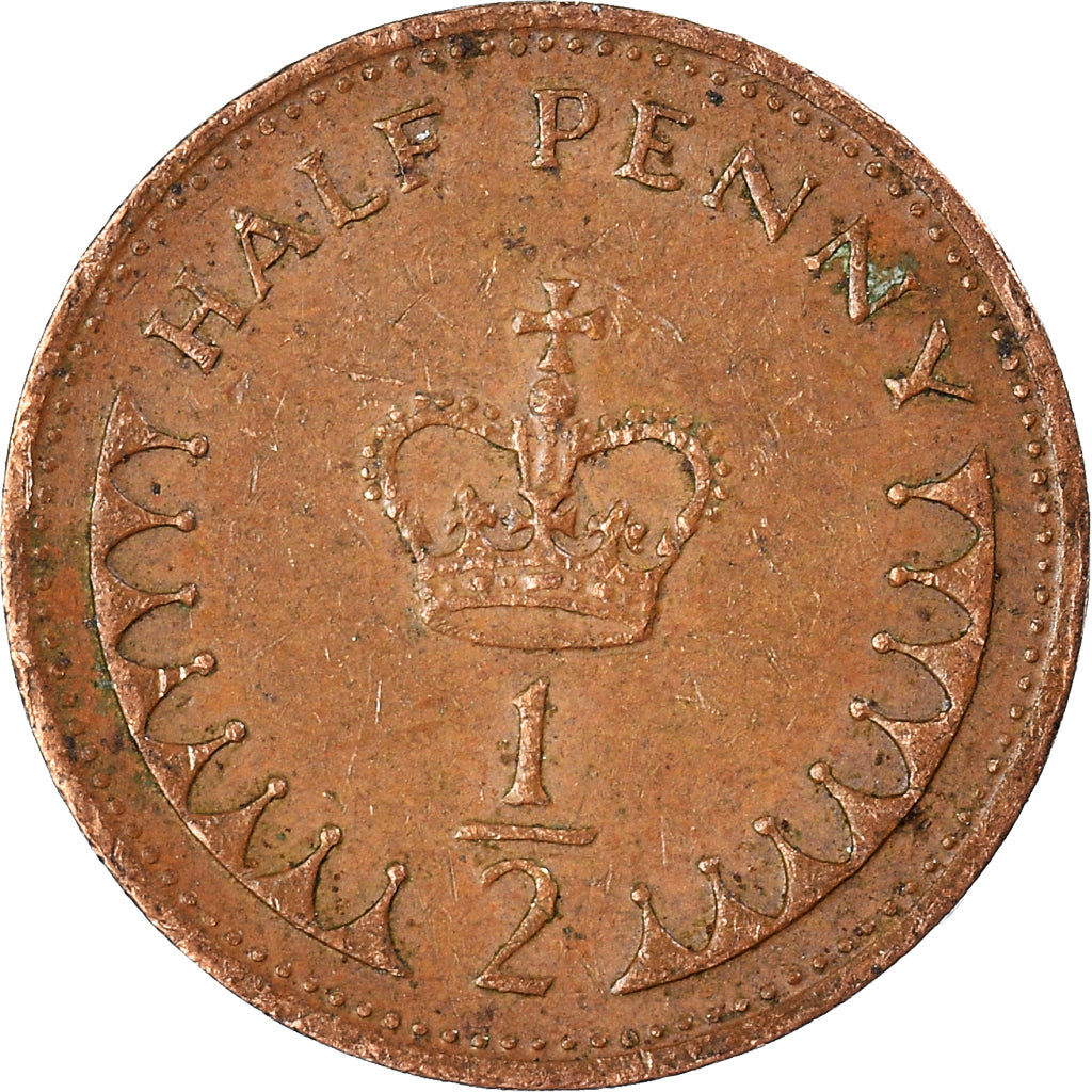 Münze, Großbritannien, 1/2 Penny, 1982