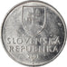 Coin, Slovakia, 2 Koruna, 2001