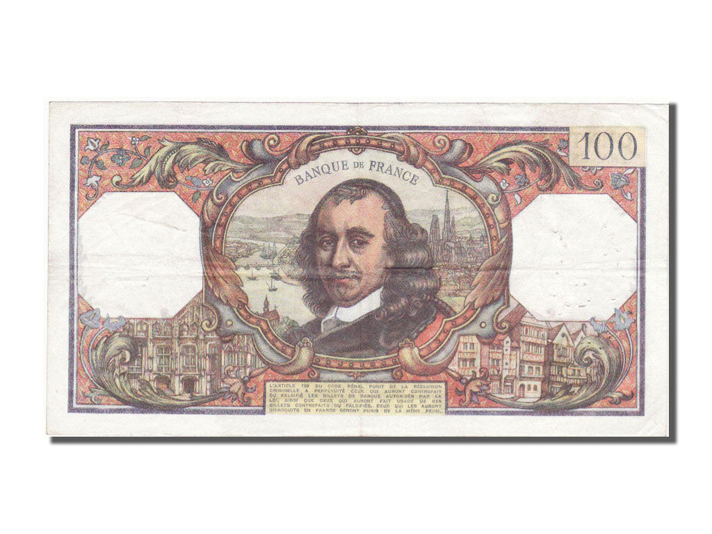 Billet, France, 100 Francs, 100 F 1964-1979 ''Corneille'', 1977, 1977-09-01