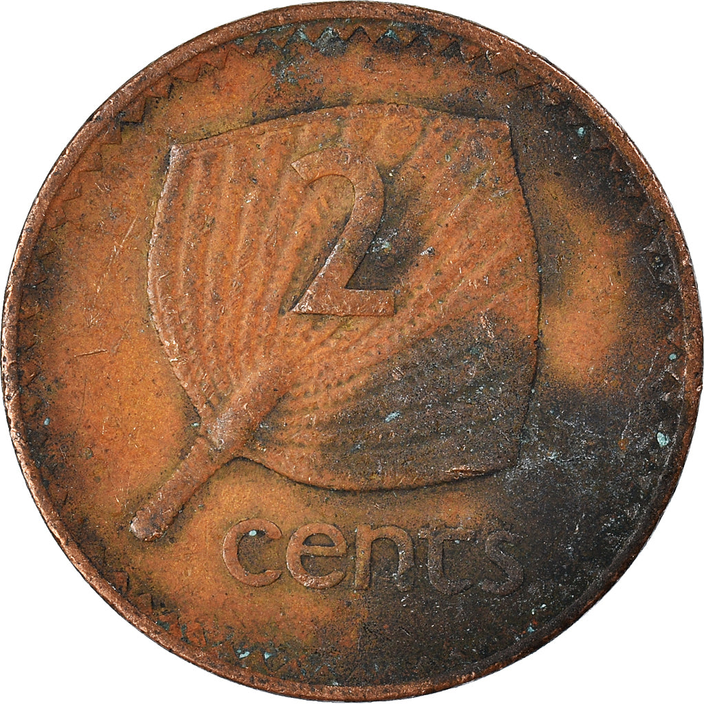 Monnaie, Fidji, 2 Cents, 1973