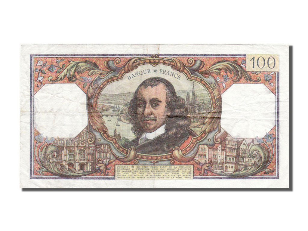 France, 100 Francs, 100 F 1964-1979 ''Corneille'', 1977, KM #149f, 1977-12-02,..