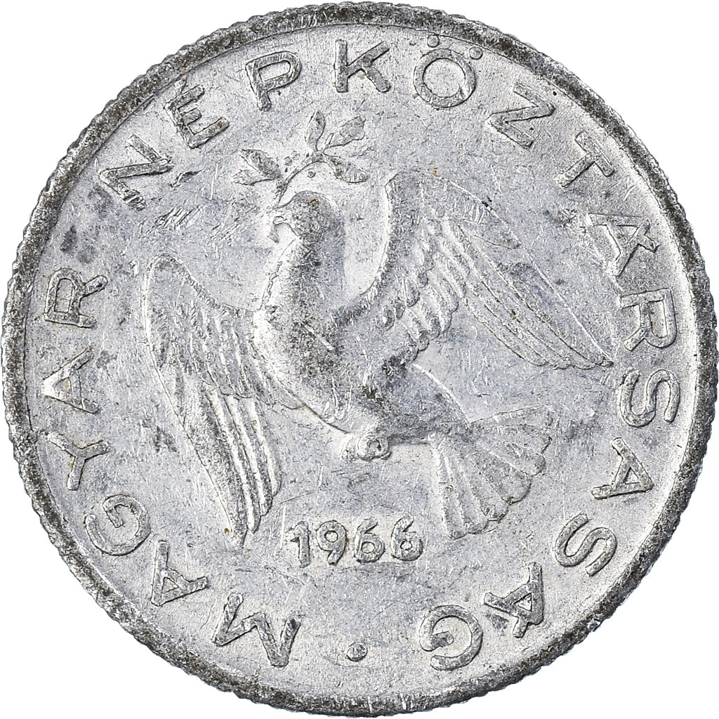 Münze, Ungarn, 10 Filler, 1966