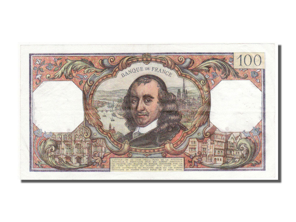 Billete, Francia, 100 Francs, 100 F 1964-1979 ''Corneille'', 1977, 1977-12-02