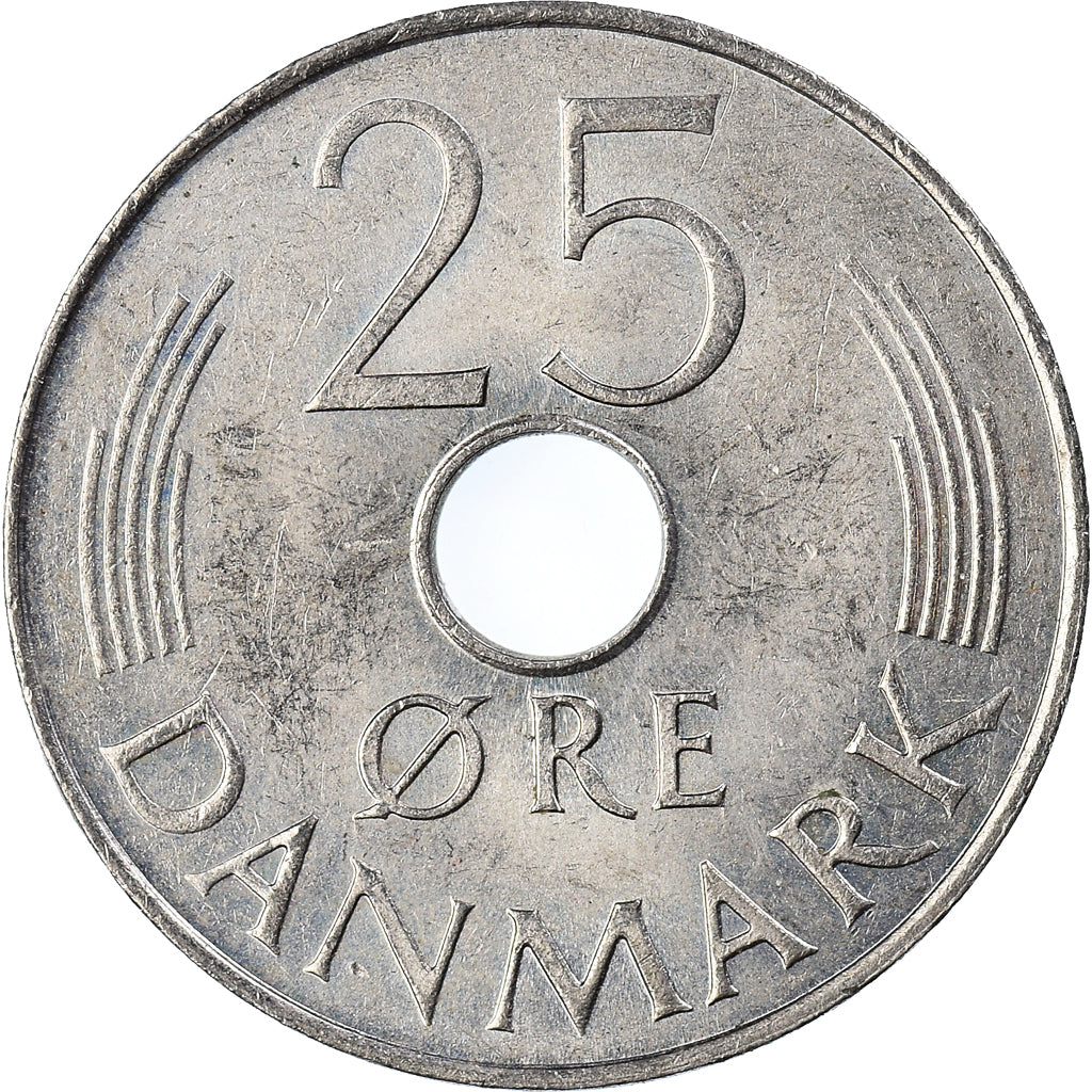 Coin, Denmark, 25 Öre, 1976