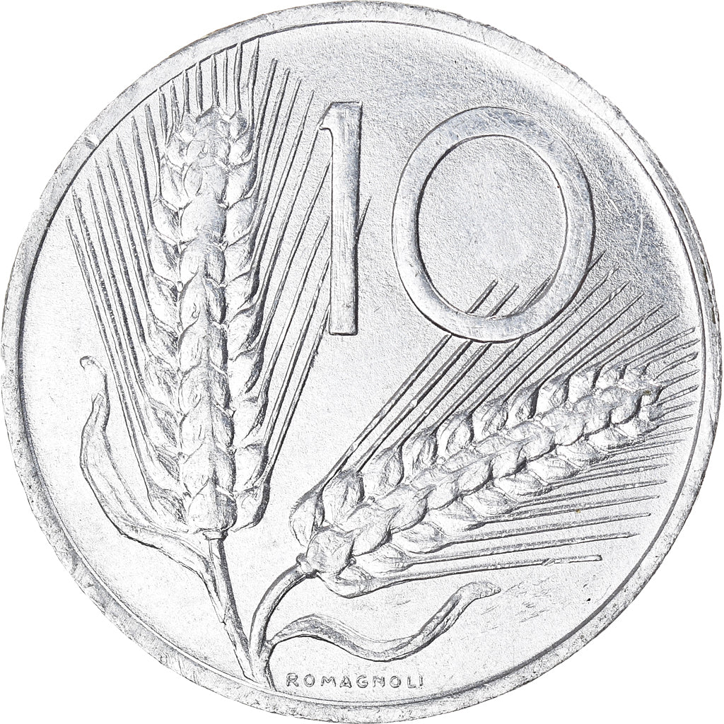 Munten, Italië, 10 Lire, 1989