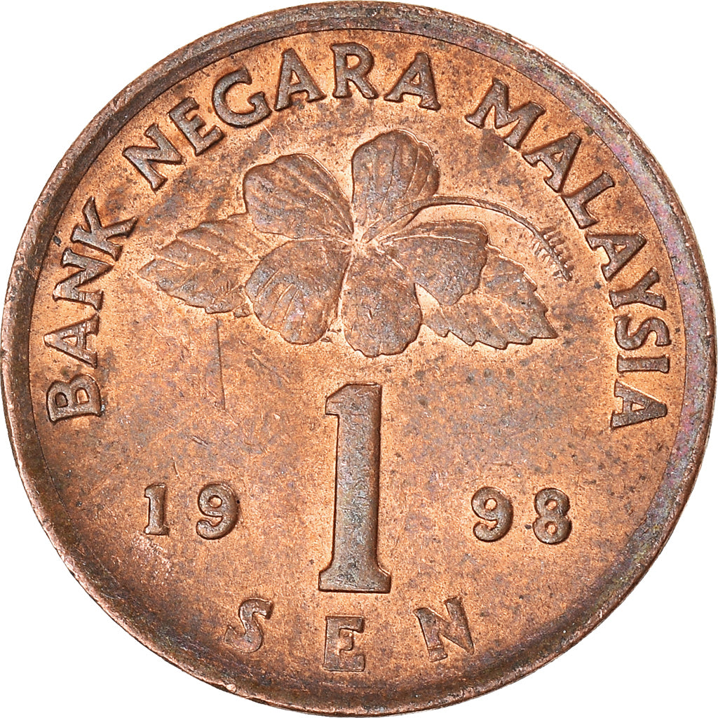 Münze, Malaysia, Sen, 1998
