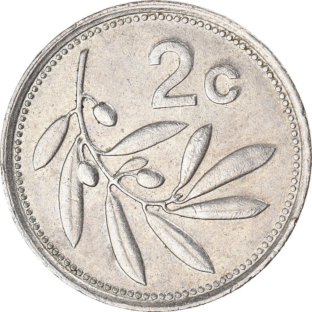 Moneda, Malta, 2 Cents, 1991