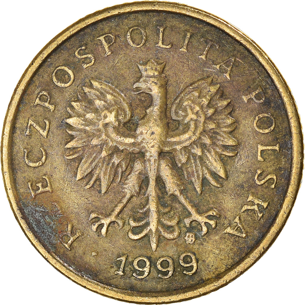 Moneta, Polonia, 5 Groszy, 1999