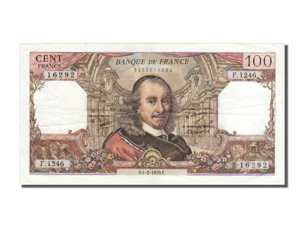 France, 100 Francs, 100 F 1964-1979 ''Corneille'', 1979, KM #149f, 1979-02-01,..