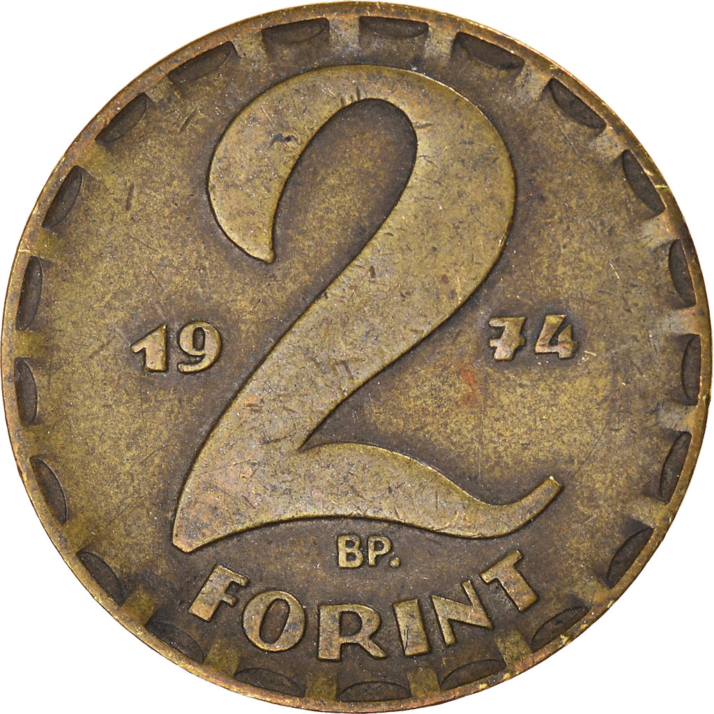 Moneta, Węgry, 2 Forint, 1974