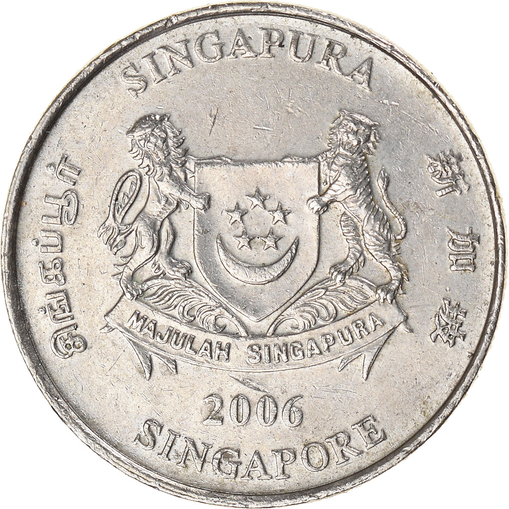 Munten, Singapur, 20 Cents, 2006