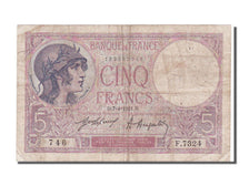France, 5 Francs, 5 F 1917-1940 ''Violet'', 1921, KM #72b, 1921-04-07,...