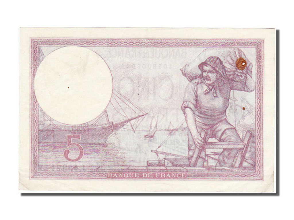 France, 5 Francs, 5 F 1917-1940 ''Violet'', 1930, KM #72d, 1930-12-26,...