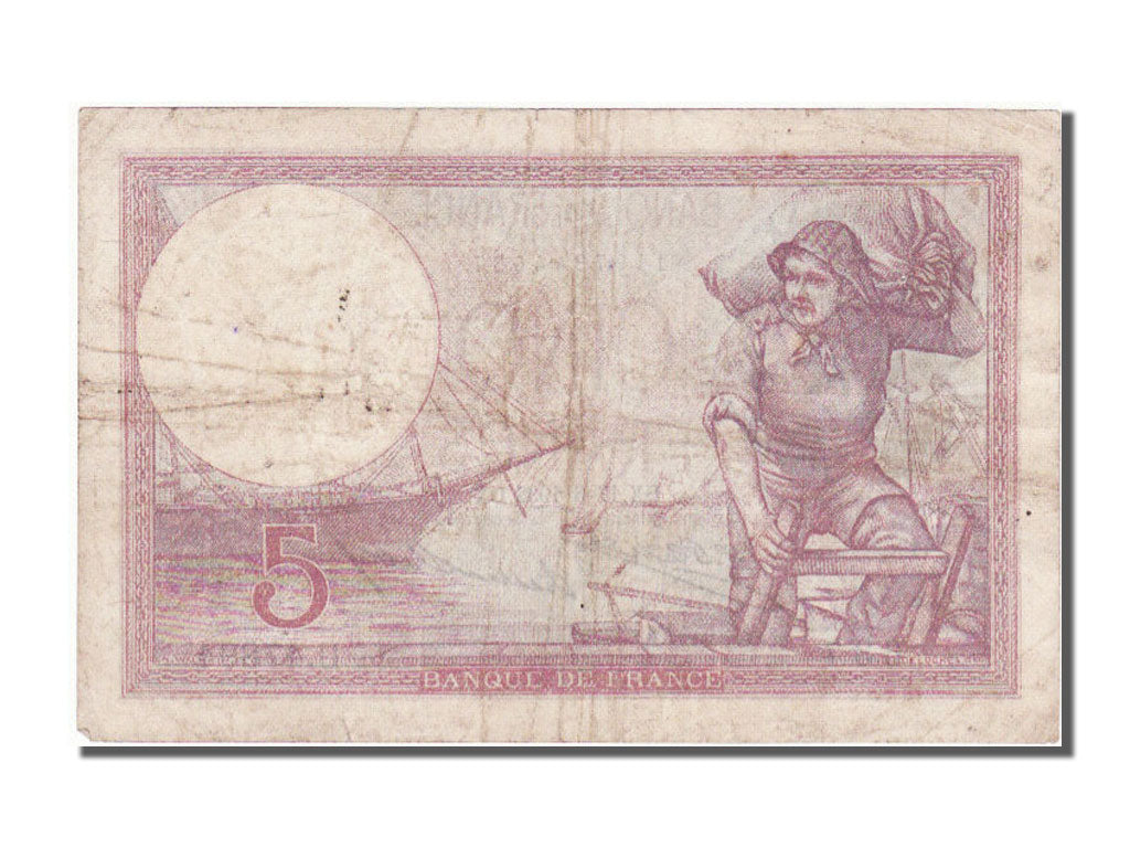 France, 5 Francs, 5 F 1917-1940 ''Violet'', 1932, KM #72d, 1932-03-17,...