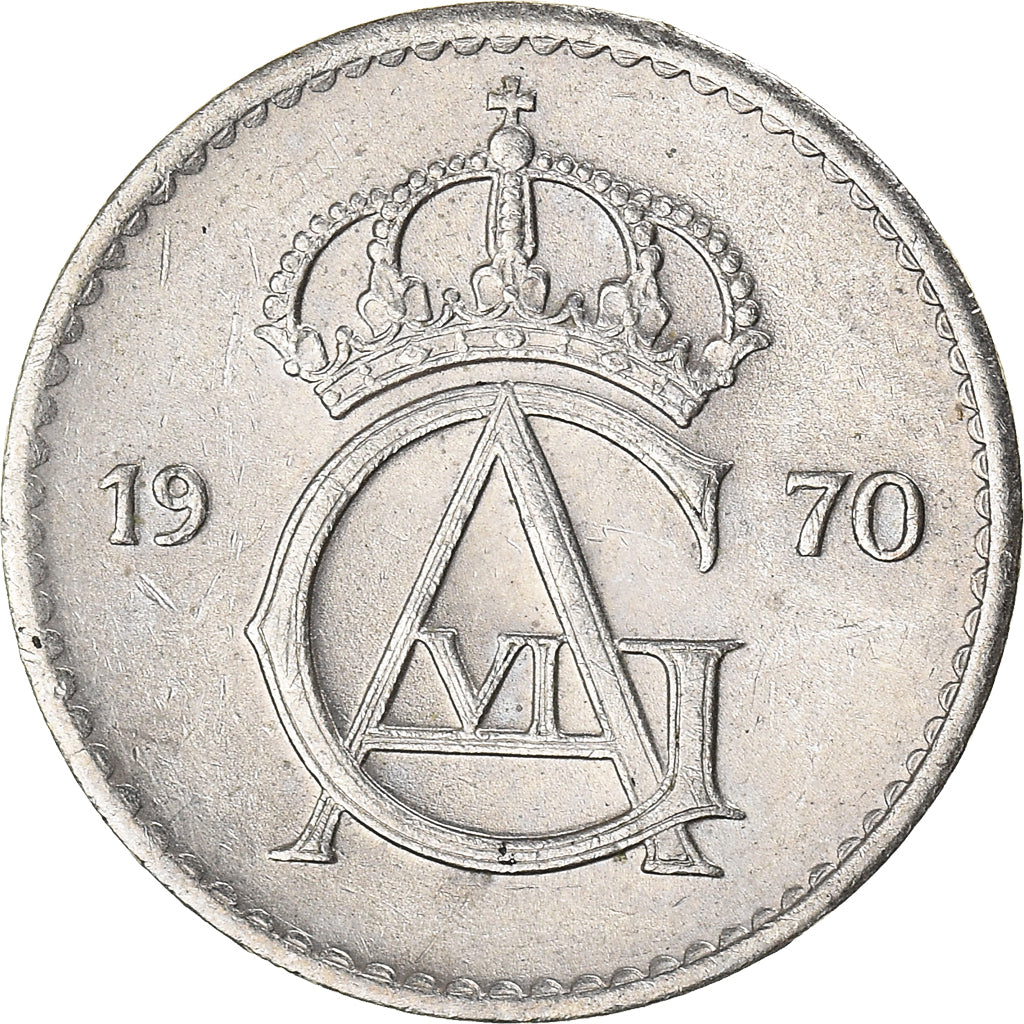 Coin, Sweden, 25 Öre, 1970