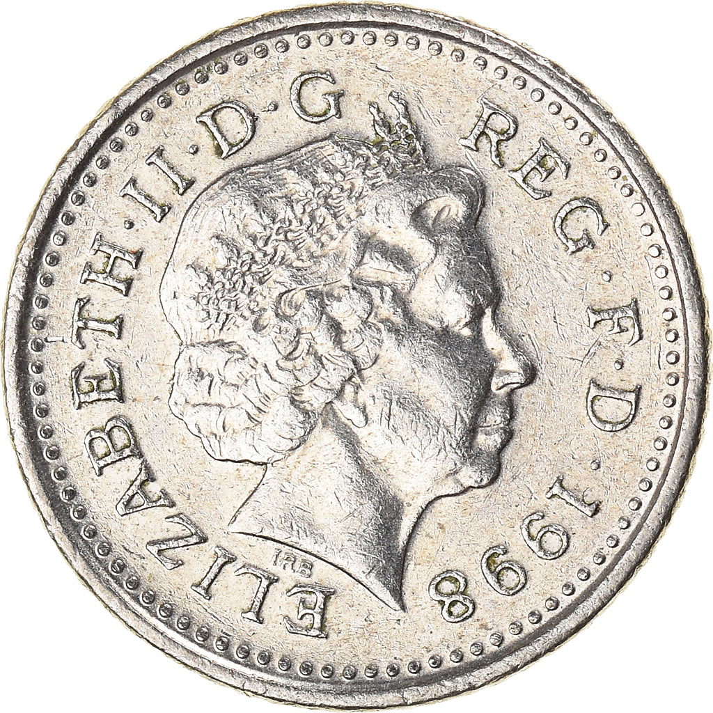 Coin, Great Britain, 5 Pence, 1998