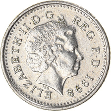 Coin, Great Britain, 5 Pence, 1998