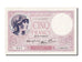 France, 5 Francs, 5 F 1917-1940 ''Violet'', 1939, KM #83, 1939-07-27,...