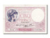 Biljet, Frankrijk, 5 Francs, 5 F 1917-1940 ''Violet'', 1939, 1939-08-24, SUP+