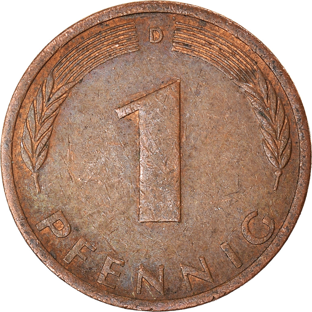 Moneta, GERMANIA - REPUBBLICA FEDERALE, Pfennig, 1972