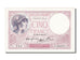 Francia, 5 Francs, 5 F 1917-1940 ''Violet'', 1939, KM:83, 1939-09-28, FDS, Fa...