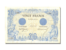 France, 20 Francs, 20 F 1874-1905 ''Noir'', 1875, KM #61a, 1875-04-24,...