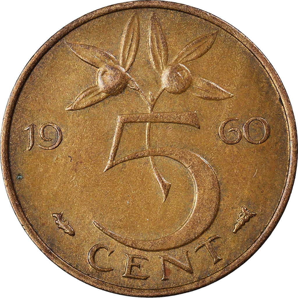 Coin, Netherlands, 5 Cents, 1960