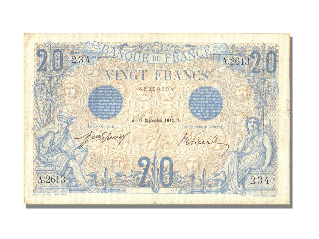 20 Francs Bleu type 1905