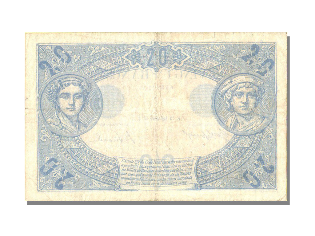 20 Francs Bleu type 1905