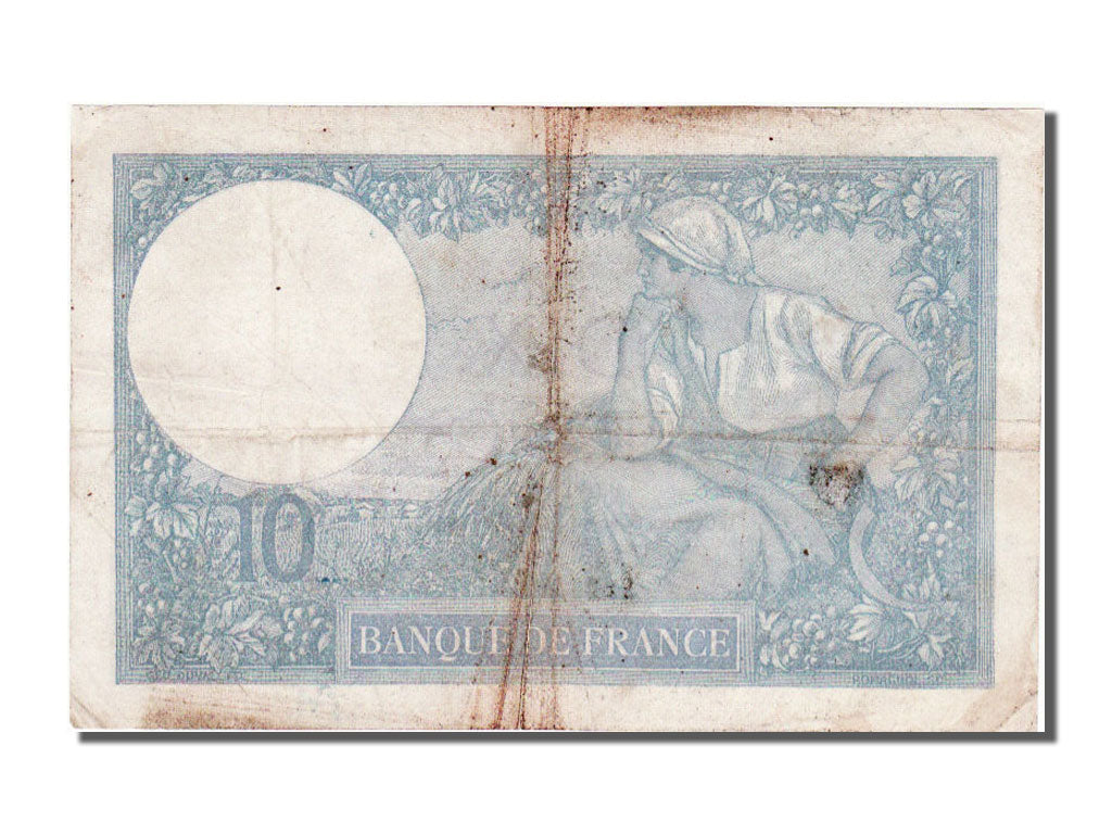 France, 10 Francs, 10 F 1916-1942 ''Minerve'', 1922, KM #73c, 1922-05-20,...