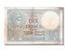 France, 10 Francs, 10 F 1916-1942 ''Minerve'', 1922, KM #73c, 1922-12-02,...