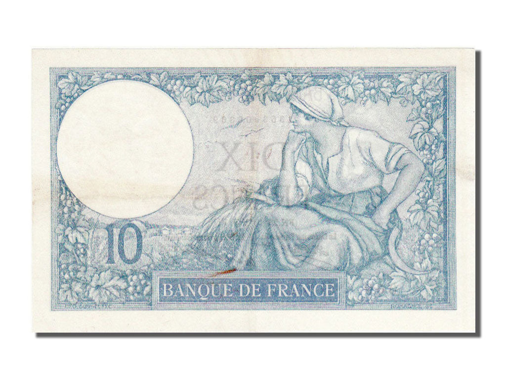 France, 10 Francs, 10 F 1916-1942 ''Minerve'', 1930, KM #73d, 1930-10-23,...