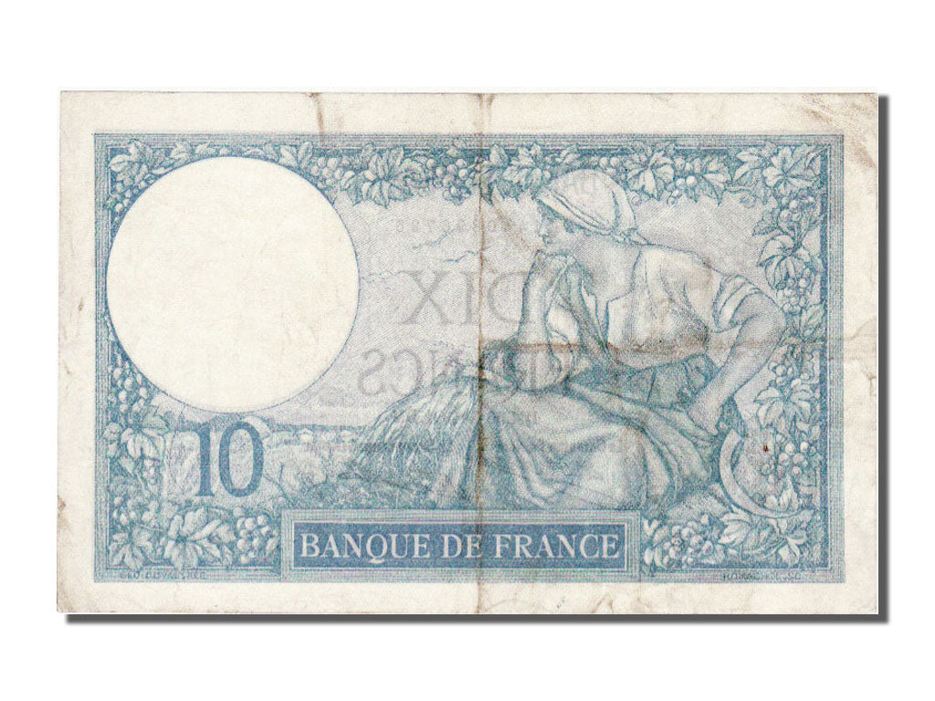 France, 10 Francs, 10 F 1916-1942 ''Minerve'', 1931, KM #73d, 1931-04-30,...