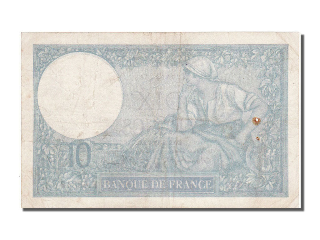 France, 10 Francs, 10 F 1916-1942 ''Minerve'', 1939, KM #84, 1939-02-02,...