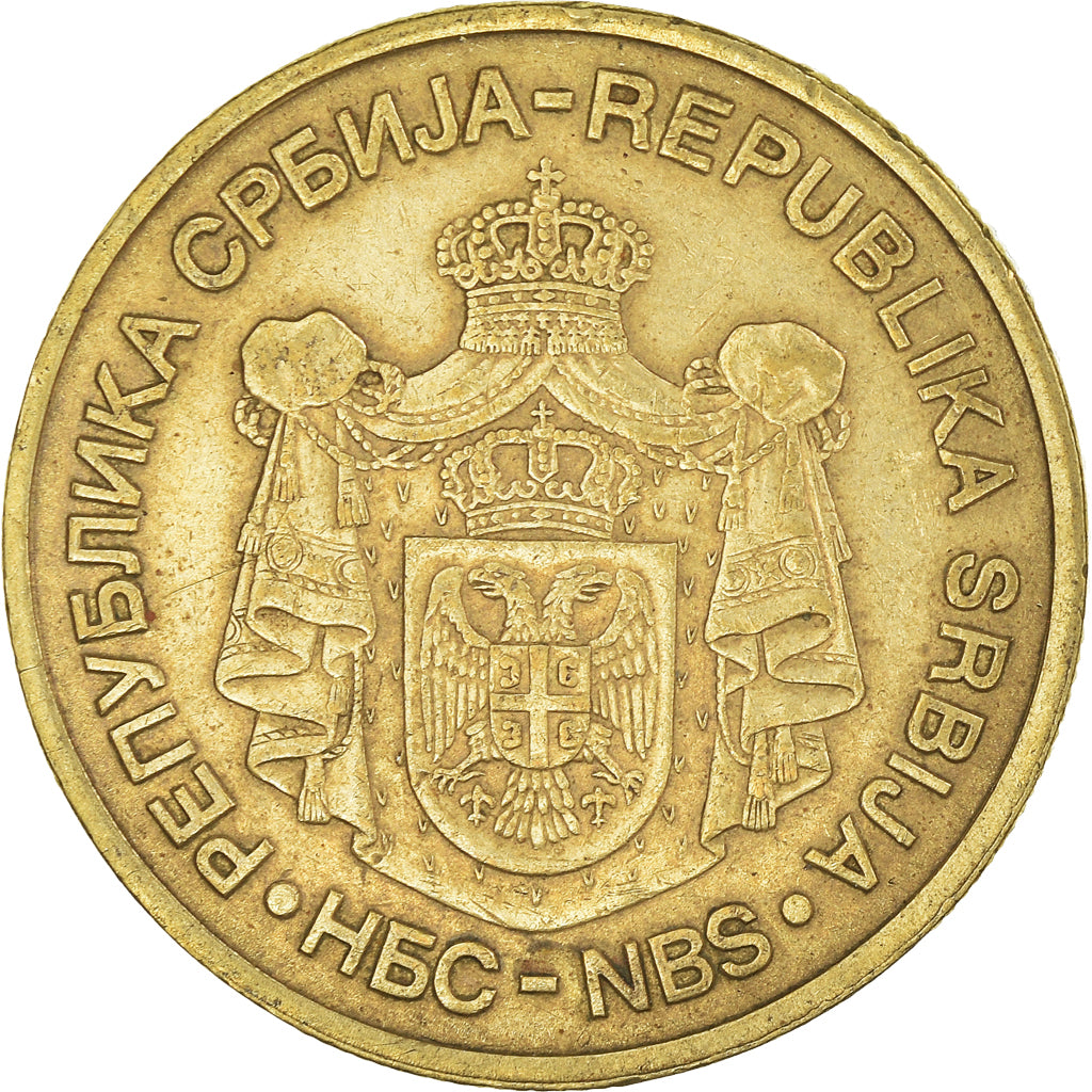 Moeda, Sérvia, 5 Dinara, 2008