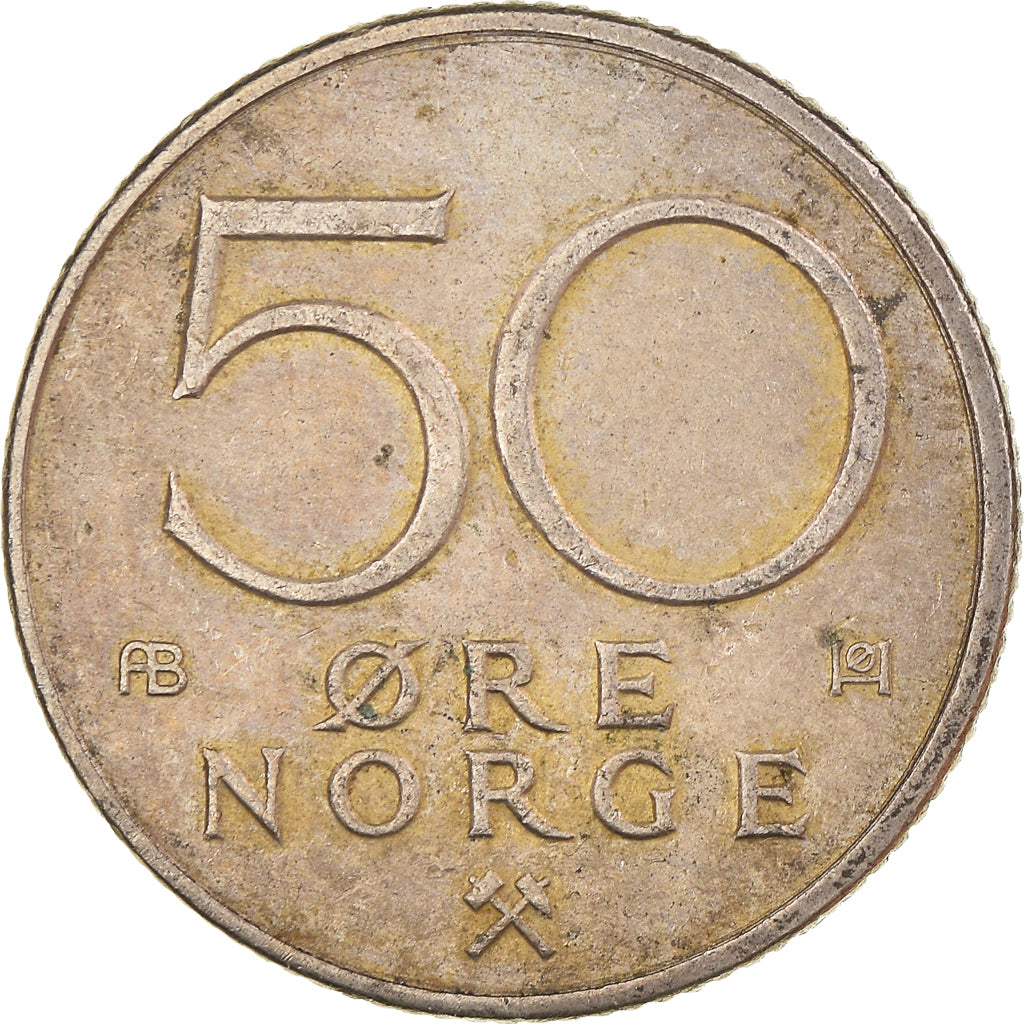 Moneda, Noruega, 50 Öre, 1979
