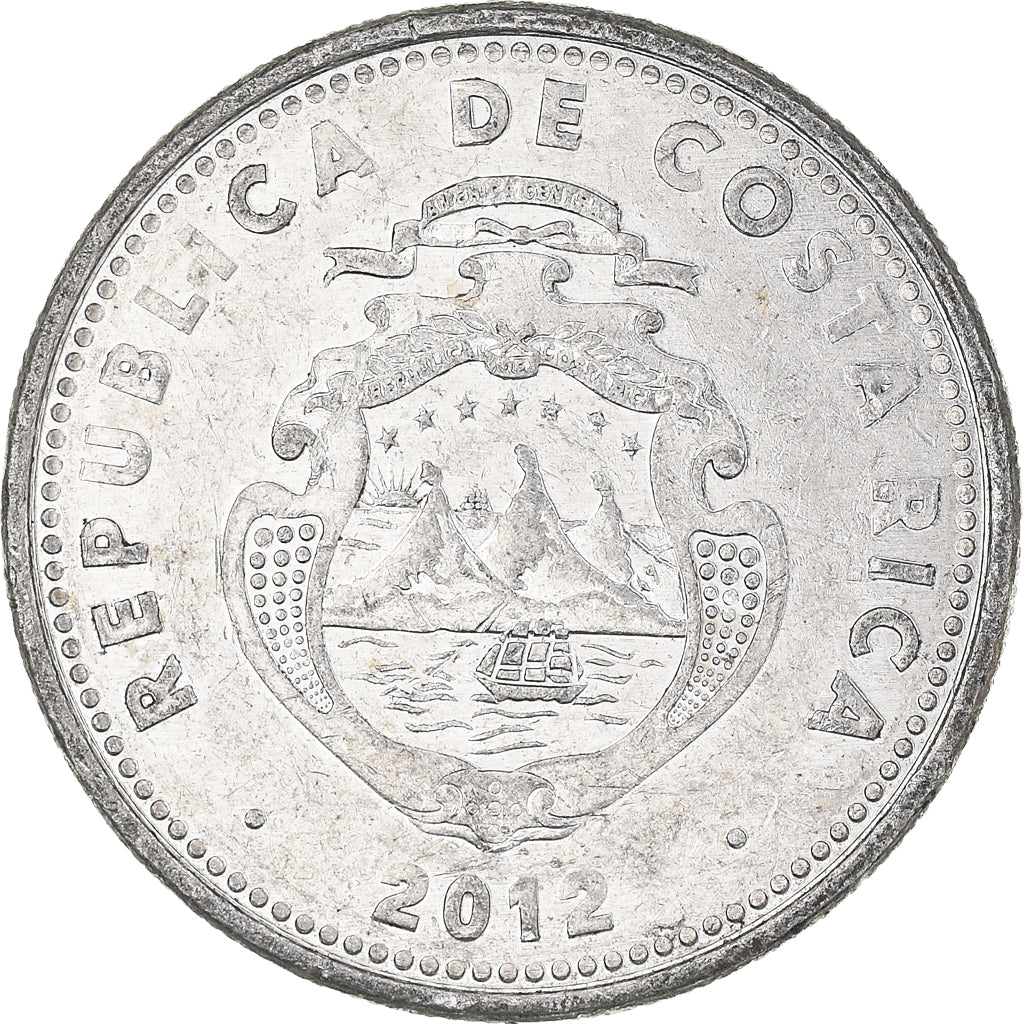 Münze, Costa Rica, 10 Colones, 2012