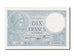 France, 10 Francs, 10 F 1916-1942 ''Minerve'', 1939, KM #84, 1939-08-17,...