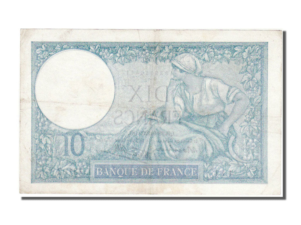 Billete, Francia, 10 Francs, 10 F 1916-1942 ''Minerve'', 1939, 1939-09-28, EBC