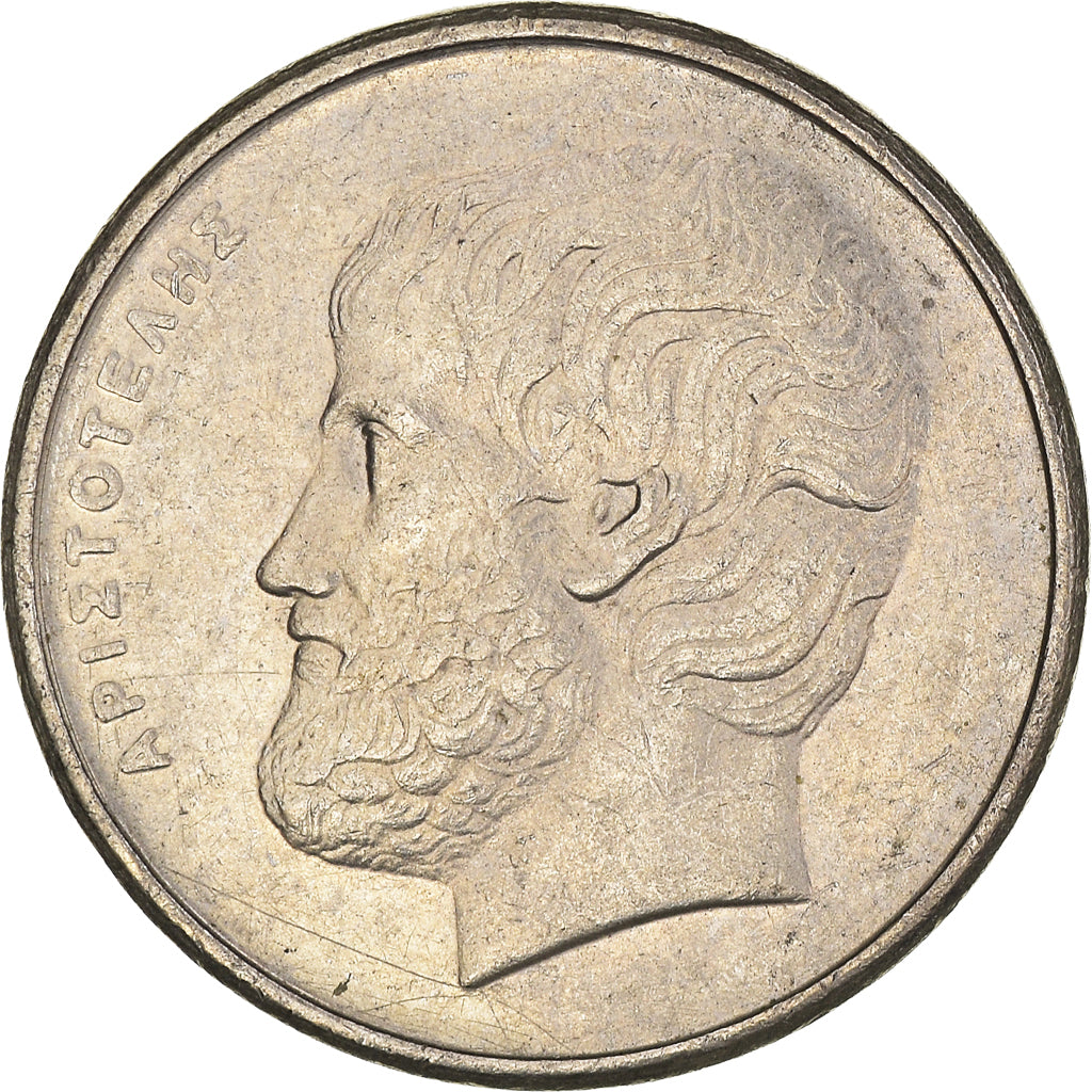 Moneta, Grecia, 5 Drachmes, 1992