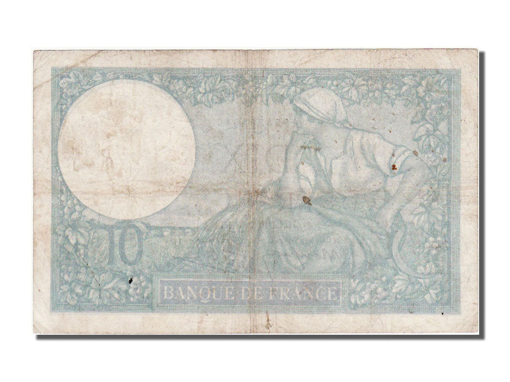 France, 10 Francs, 10 F 1916-1942 ''Minerve'', 1939, KM #84, 1939-10-12,...