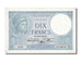 Biljet, Frankrijk, 10 Francs, 10 F 1916-1942 ''Minerve'', 1939, 1939-10-19, SUP